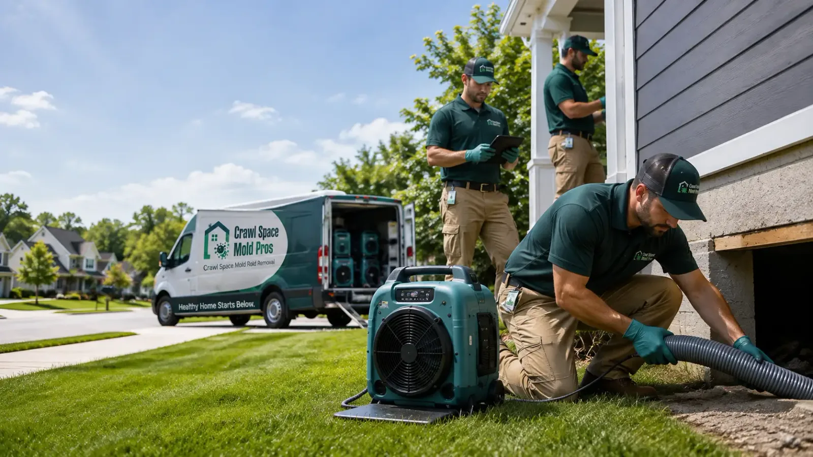 Crawl Space Mold Removal in Uniopolis, OH